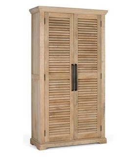 ARMARIO ALACENA 100 X 40 X 180 SABANA MADERA MANGO NATURAL